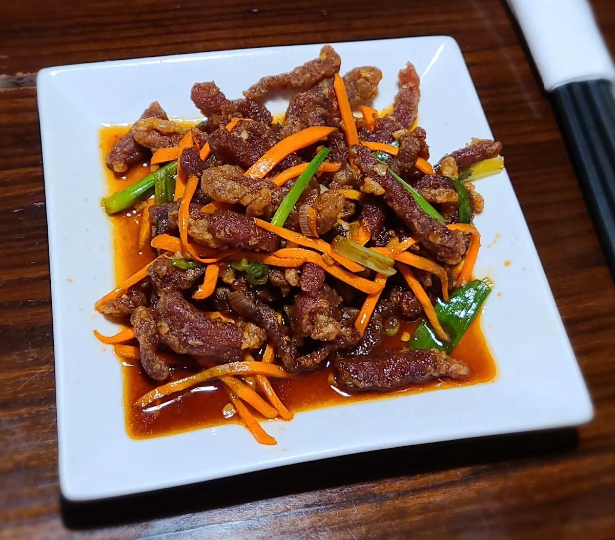 ginger beef 姜汁牛肉, Legendary Noodle House